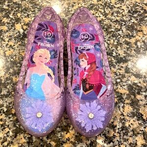 Disney frozen light up jelly shoes
